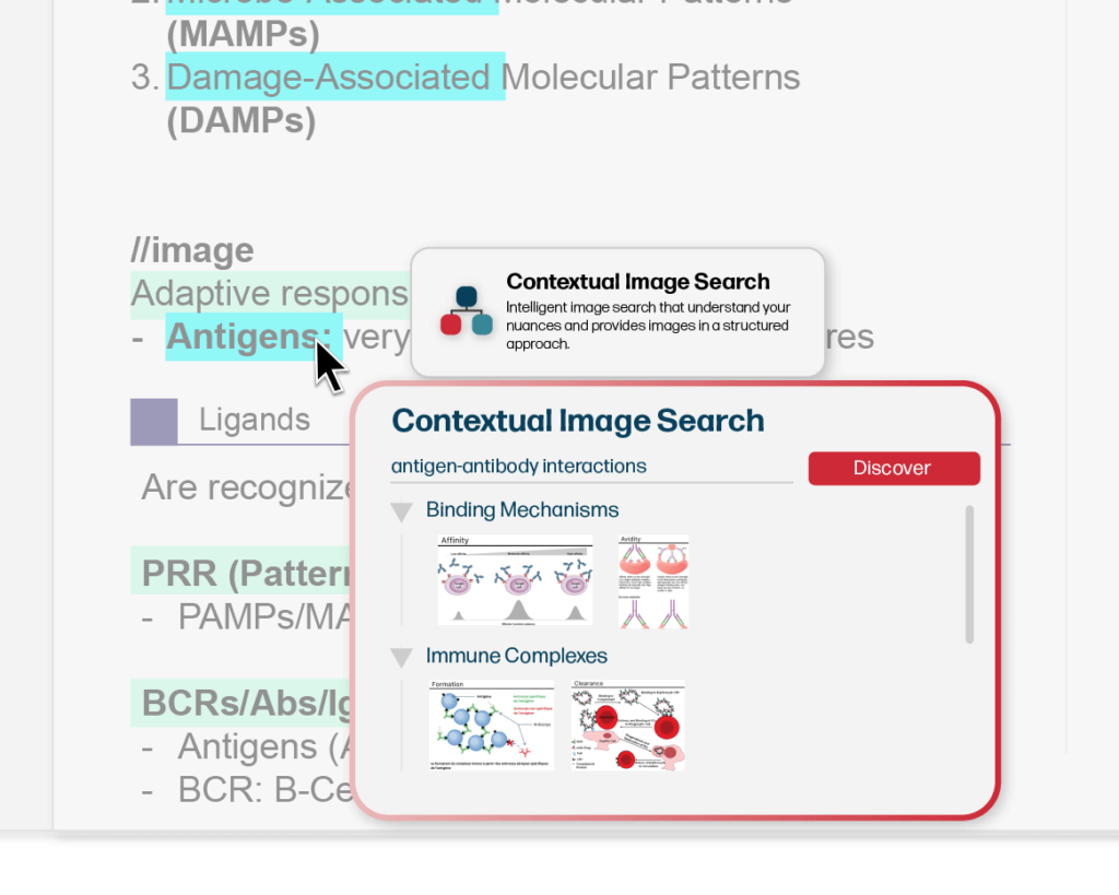 Notedaisy Contextual Image Search Feature Proof of Concept