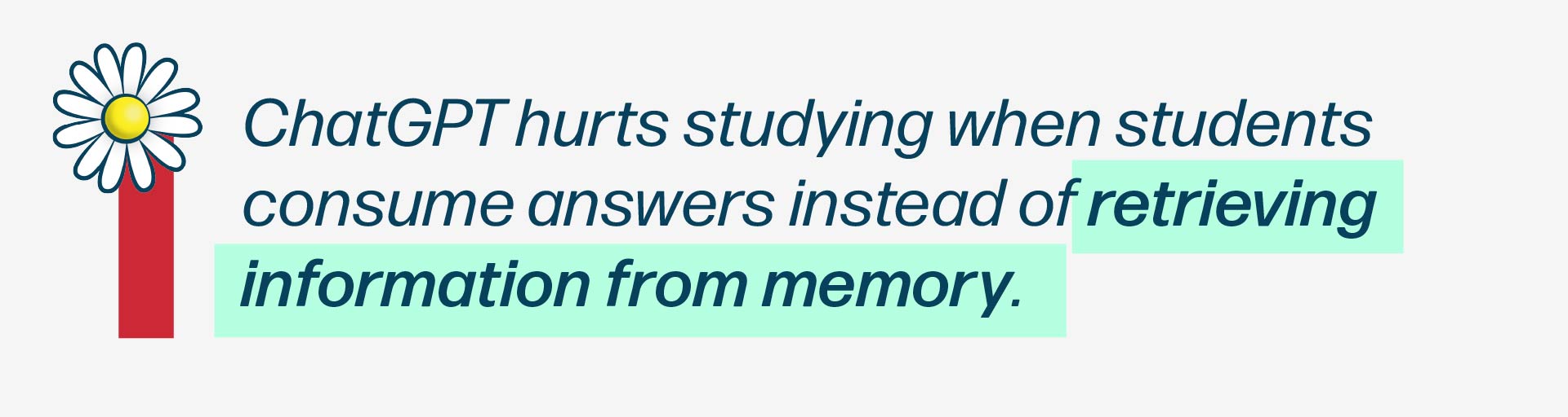 Notedaisy Blog snippet on retrieving information from memory